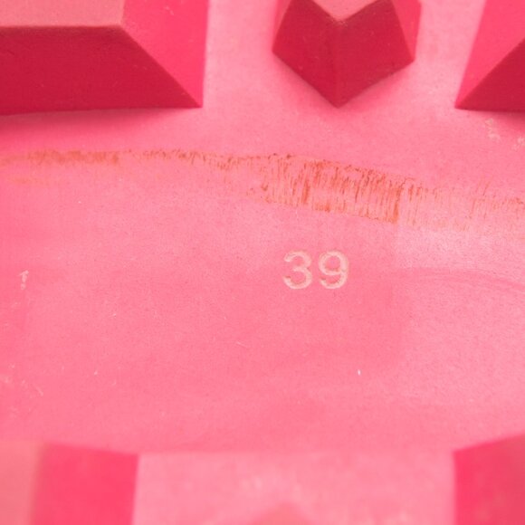 Anthropologie Silent D Friand Gladiator Sport Sandals Platform Leather Pink 39 - Picture 6 of 10